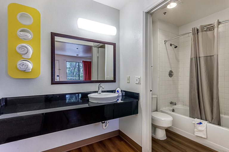 Bathroom 3, Motel 6 Fresno, CA, Fresno