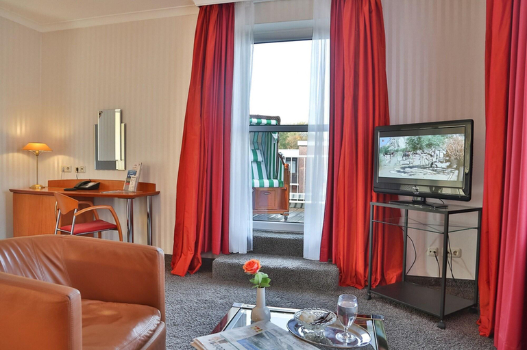 Bedroom 3, Hotel AM ELBUFER, Hamburg