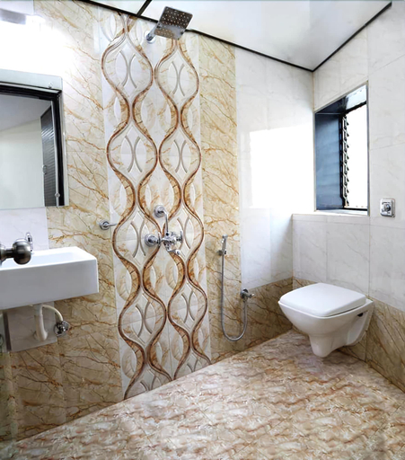 Bathroom 4, Hotel Railway Inn, Thane