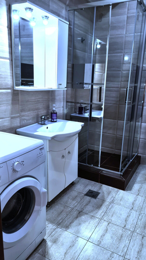 Bathroom, Belle Sea View Apartment Mamaia, Constanta