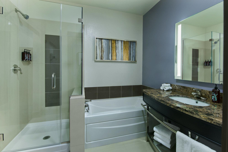 Bathroom, Oxford Suites Sonoma County, Sonoma