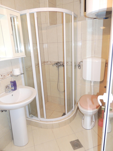 Bathroom, Sea View Apartment Ulcinj 80 m²