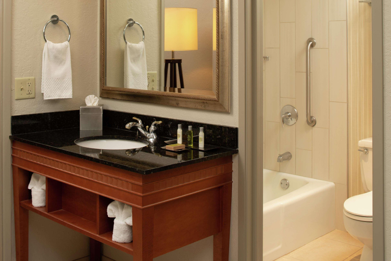 Bathroom 4, DoubletreeSuites Hilton Seattle AirportSouthcenter, Tukwila