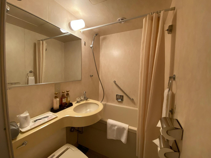 Bathroom 4, Koriyama View Hotel, Kōriyama