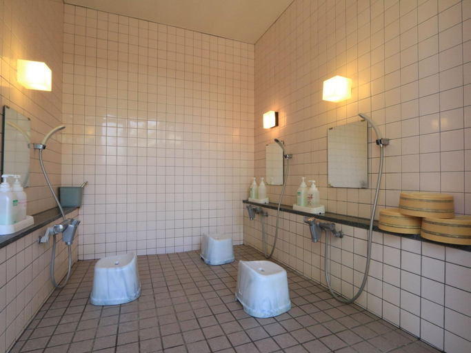 Bathroom, Minshuku Miyama, Yamanouchi