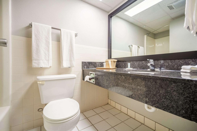 Bathroom 4, Suburban Studios I-80 Grand Island, Hall
