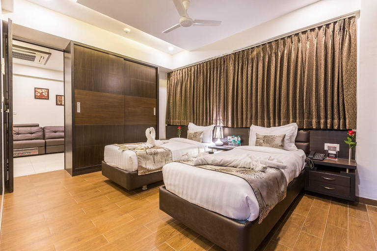 Bedroom 4, Hotel Prominent Coporate Residency, Gandhinagar