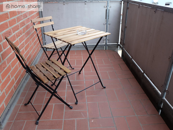Balcony/terrace, Stylish apartment in Osnabrueck with Netflix, Osnabrück