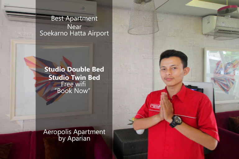 Apartemen Aeropolis Studio Twin Bed by Aparian , Tangerang