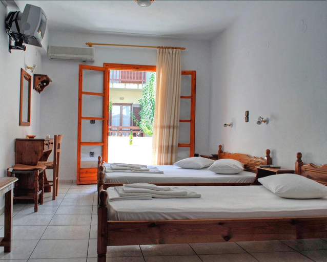 Bedroom 4, Kapetanos Rooms, South Aegean