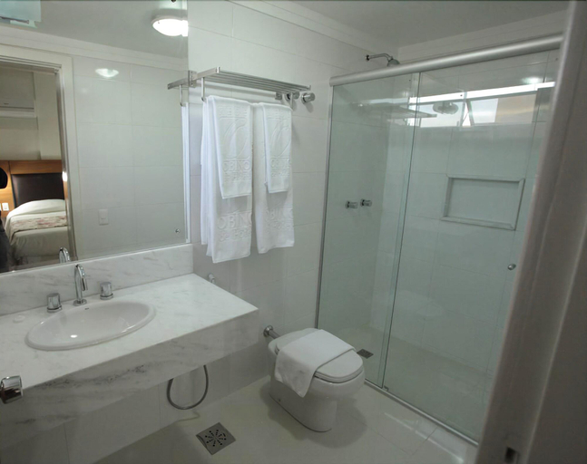 Bathroom 4, Itaimbé Palace Hotel, Santa Maria