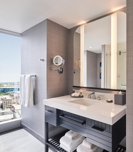 Bathroom 5, Loews Kansas City Hotel, Kansas City