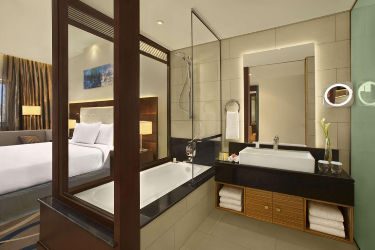 Bathroom 5, DoubleTree by Hilton Hotel & Residences Dubai Al B, Dubai