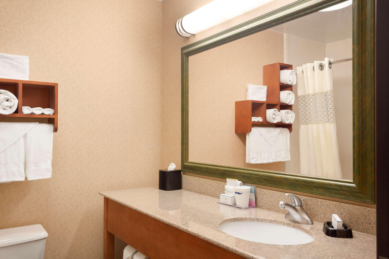 Bathroom 4, Hampton Inn Shawnee, Pottawatomie