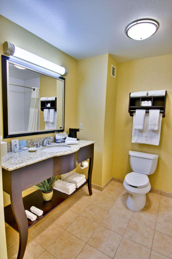 Bathroom 5, Hampton Inn & Suites Moreno Valley, Riverside