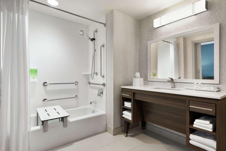 Bathroom 5, Home2 Suites By Hilton Brooklyn Park Minneapolis, Hennepin