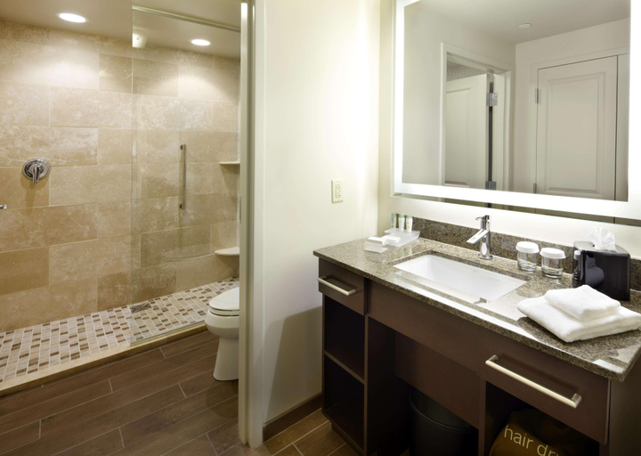 Bathroom 4, Homewood Suites by Hilton Pittsburgh Aprt/Robinson, Allegheny