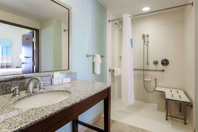 Bathroom 4, Hampton Inn & Suites Wheeling-The Highlands, Ohio