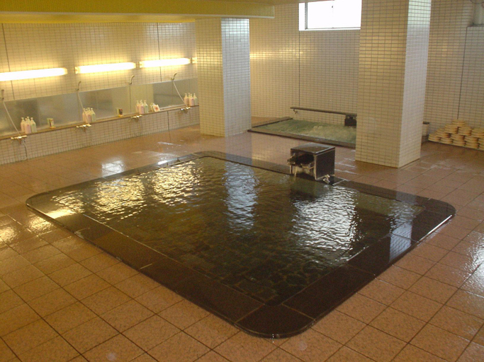 Bathroom, Shiga Palace Hotel, Yamanouchi