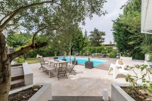Villa avec piscine proche de la plage, Chiberta, Pyrénées-Atlantiques