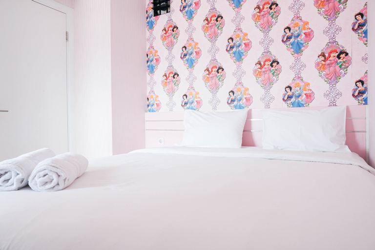 Homey and Fresh 2BR Green Pramuka Apartment By Travelio, Central Jakarta