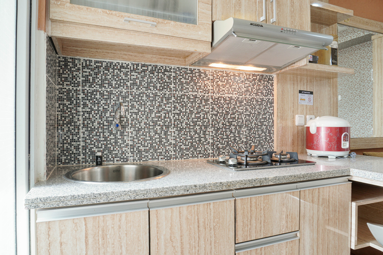 Homey and Fresh 2BR Green Pramuka Apartment By Travelio, Central Jakarta