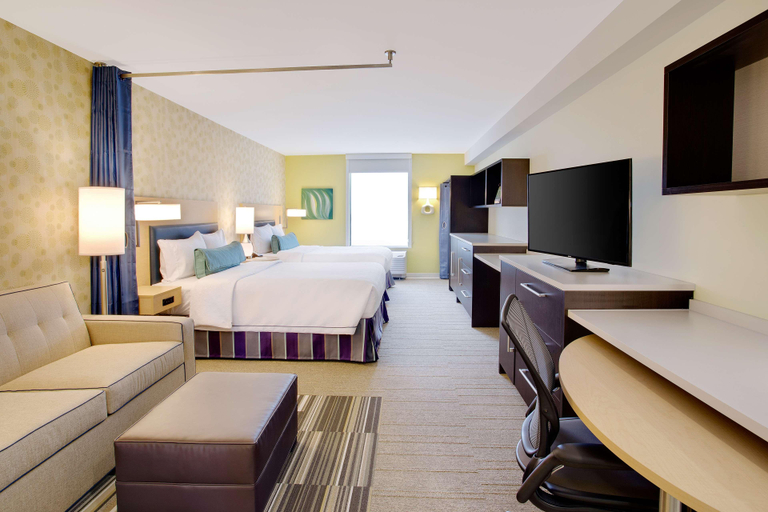 Bedroom 3, Home2 Suites by Hilton Chicago Schaumburg, Cook