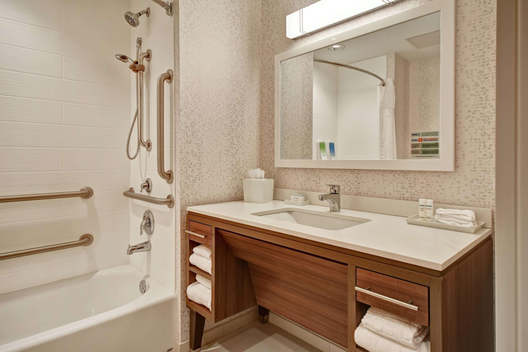 Bathroom 4, Home2 Suites by Hilton Springfield North, Greene