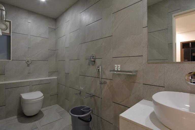 Bathroom 5, Hotel Carrefour, Ahmadabad