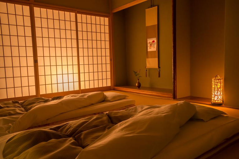 Bedroom 3, Ryokan Kohro, Kyoto