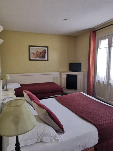 Bedroom 3, Hotel du Parc - Montpellier, Hérault