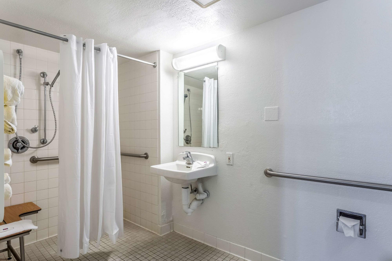 Bathroom 5, Motel 6 Blythe, CA, Riverside
