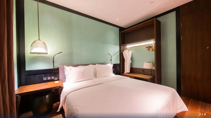 Bedroom, New Youth Art Hotel (Gubei Water Town), Beijing