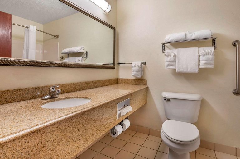 Bathroom 4, Quality Inn, Jasper