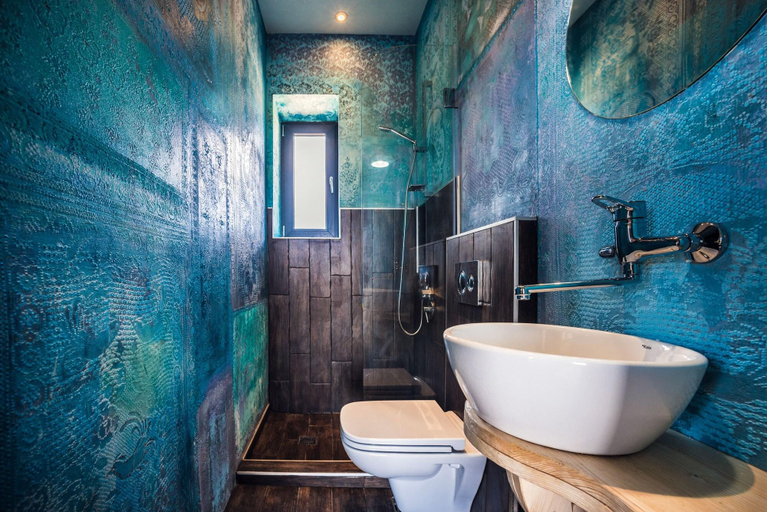 Bathroom 5, KEROS BLUE Luxury in Wilderness, North Aegean