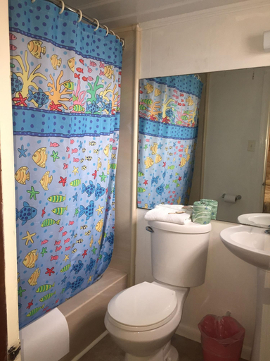 Bathroom 4, Captain's Cove Motel, Brunswick