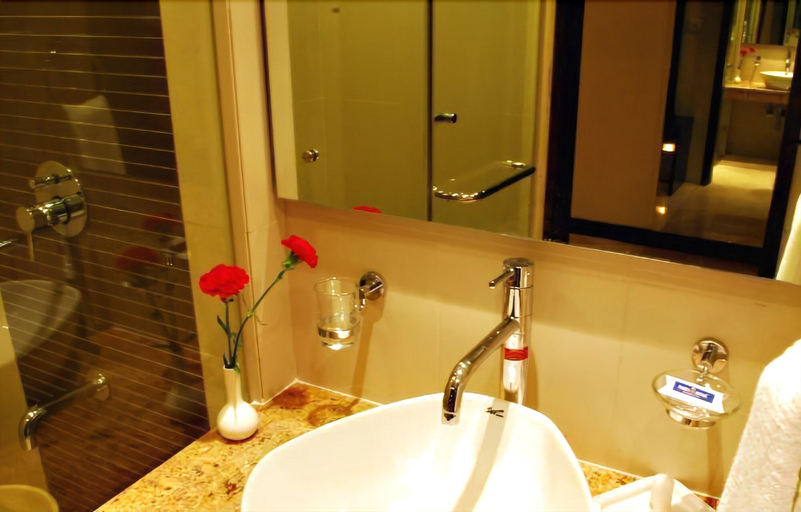 Bathroom 5, La Sara Hometel, Bangalore