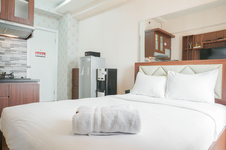 Modern Studio at Green Pramuka City Apartment By Travelio, Central Jakarta
