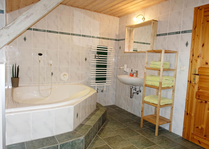 Bathroom 3, Hotel Am Rittergut, Mittelsachsen