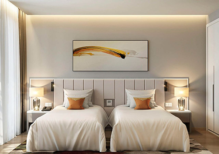 DeLaSea Ha Long Hotel - Modern Bayview Escape Room Type - Deluxe Twin City View