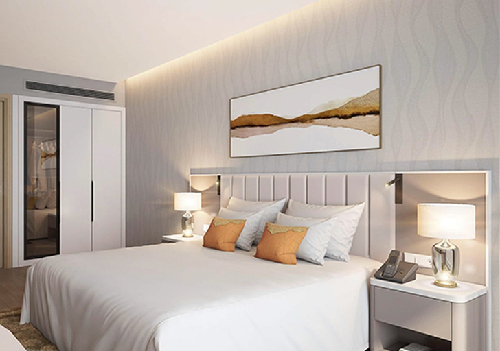 DeLaSea Ha Long Hotel - Modern Bayview Escape Room Type - Deluxe Twin Room with Sea View