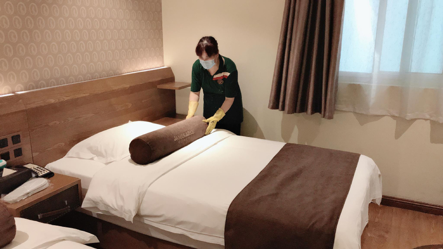 Bedroom, James Joyce Coffetel Qufu Tourist Center Gulou Street Sankong Scenic Spot, Jining