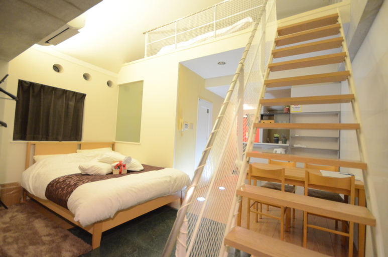 Bedroom 2, Alphabed Takamatsu Kawaramachi no. 501, Takamatsu
