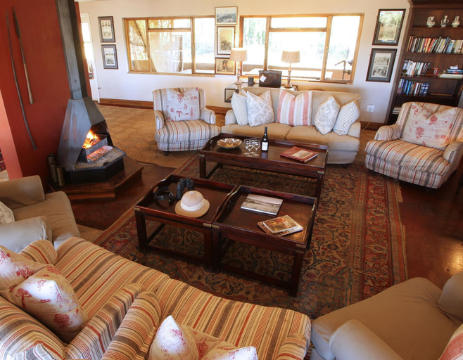 Public Area, Fugitives' Drift Guest House, Umzinyathi