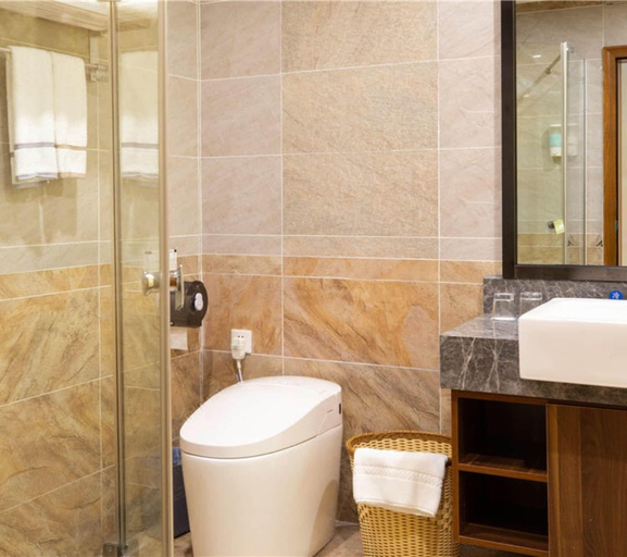 Bathroom, Floral Hotel Yangshuo Wangyunge, Guilin