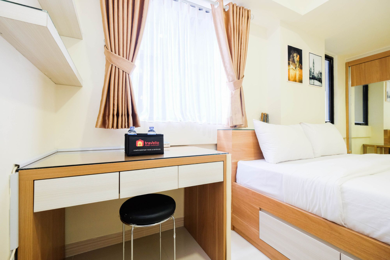 Bedroom 2, Comfy and Homey Studio Room at Meikarta Apartment By Travelio, Cikarang