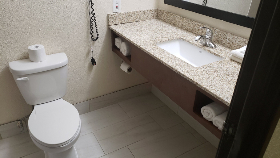 Bathroom, HomeTowne Studios by Red Roof Lake Jackson, Brazoria
