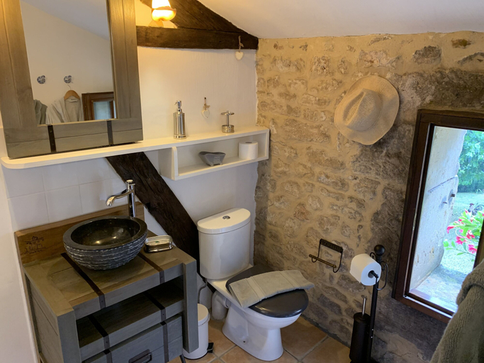 Bathroom 4, Ferme de Tayac - Charme avec Pool, Dordogne
