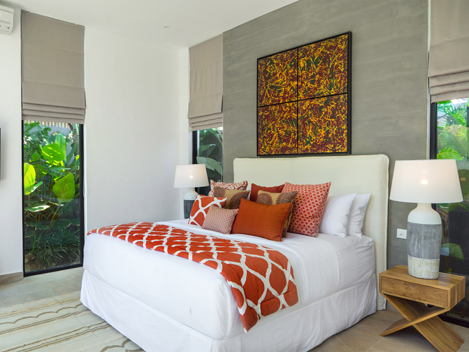 Bedroom 3, Vida Mira - Elegant 4BR Beachside Villa in Canggu, Badung