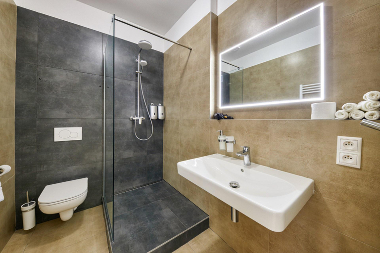 Bathroom, Aapartamentoos D3, Bratislava